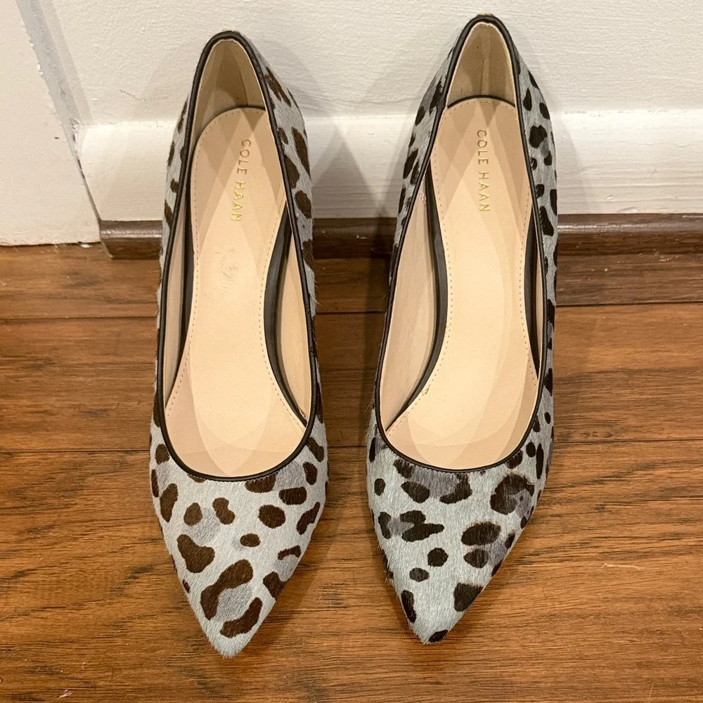 Cole Haan Leopard Print Heels - Picture 4 of 6